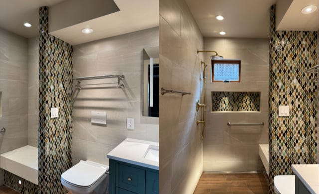 new accessible bathroom design ensures access and style