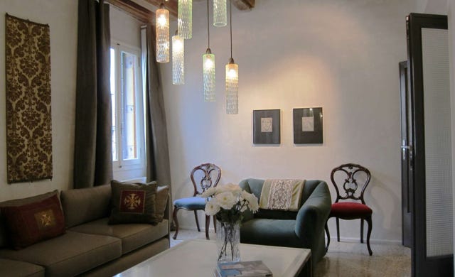 new living area with all interior design and furniture by architect